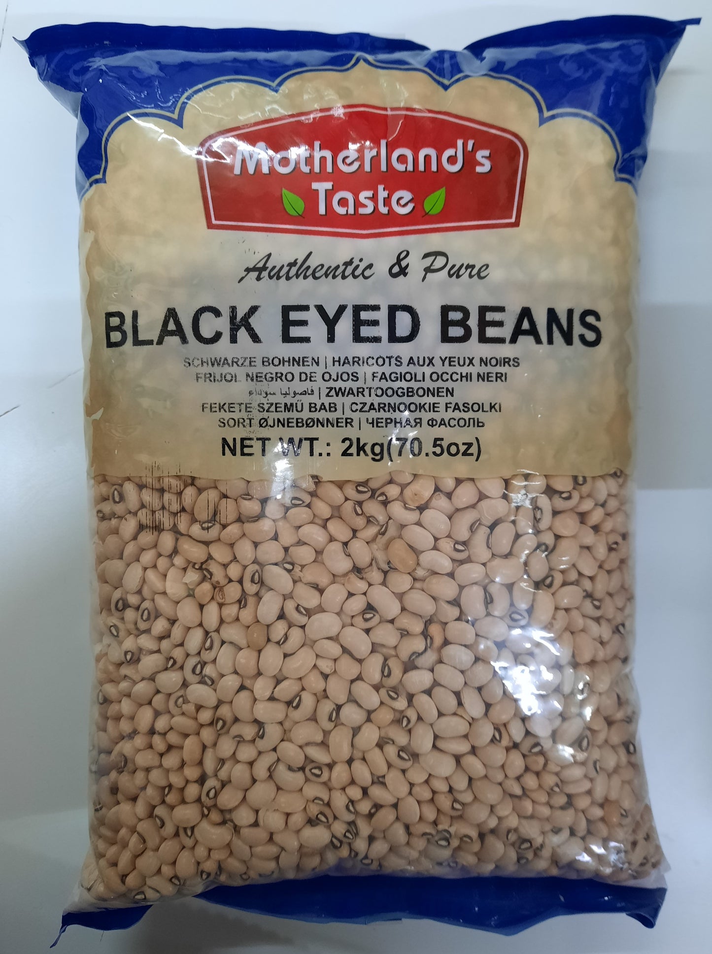 Motherland's Taste Black Eye Beans 2kg