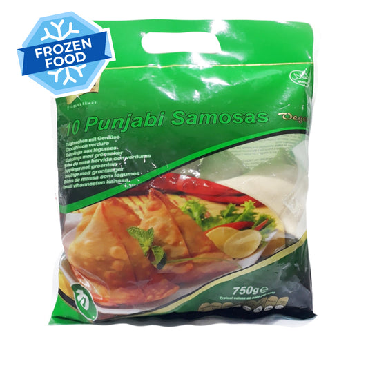 Frozen Crown Veg Punjabi Samosa (10 Pieces) 750gm - Only Berlin Same Day Delivery
