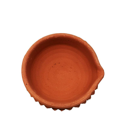 Large Clay Diya - Big Size