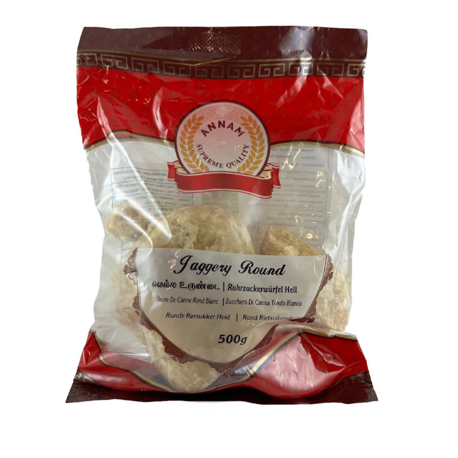 Annam Jaggery White Round 500gm