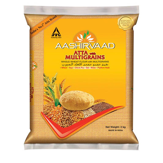 Aashirvaad Atta Multigrain 2kg (Export Pack)