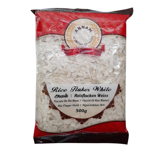 Annam Rice Flakes (Poha/Powa) (Medium) 500gm