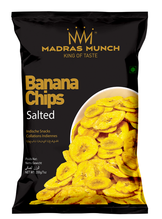 Madras Munch Banana Chips Salted 200g