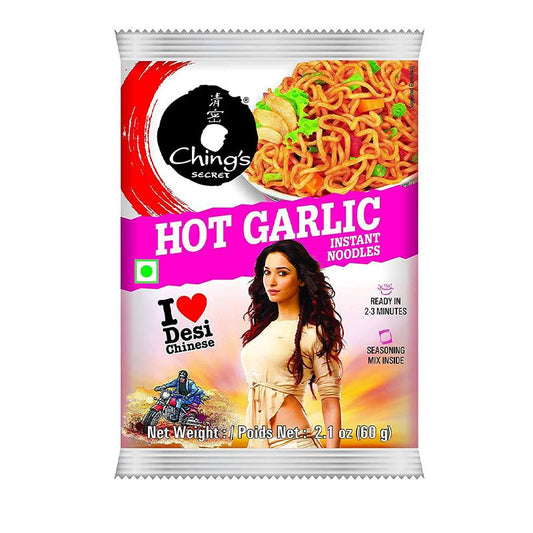 Ching's Hot Garlic Instant Noodles 60 gm