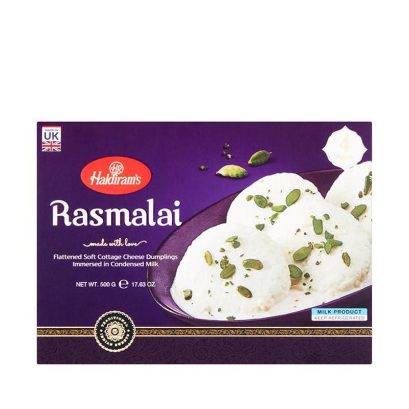 Haldiram's Rasmalai (Fresh and Handmade) 500gm