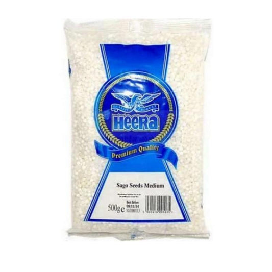 Heera Sagoo Seeds (Sabudana / Tapioca) Medium 500gm
