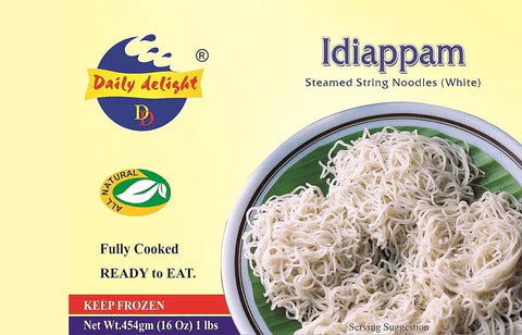Frozen Daily Delight Idiappam White 454gm -Only Berlin Same Day Delivery
