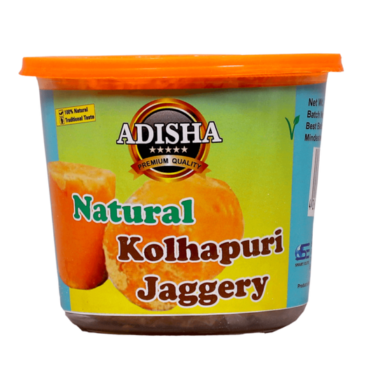 Adisha Natural Kolhapuri Jaggery Jar 900gm