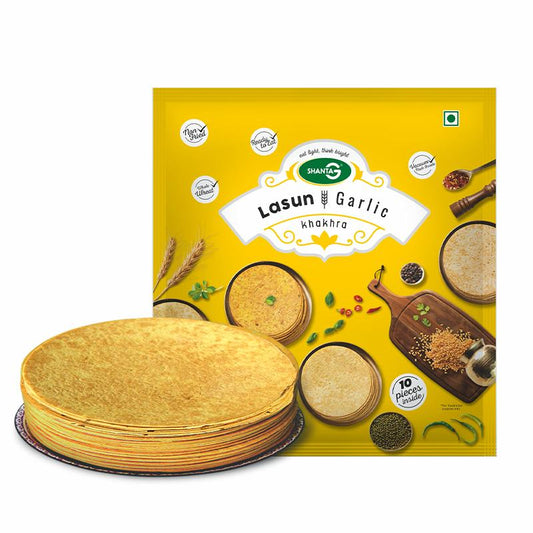 Shanta G Khakhra - Lasun (Garlic) 200gm