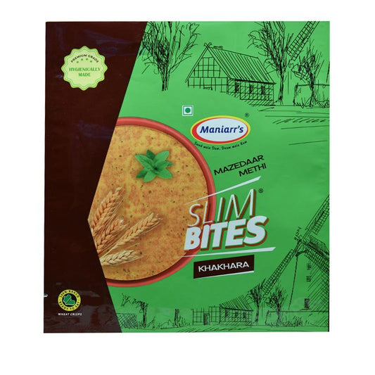 Maniarrs Khakhra - Methi 200gm (Expiry date: 30th August 2025)