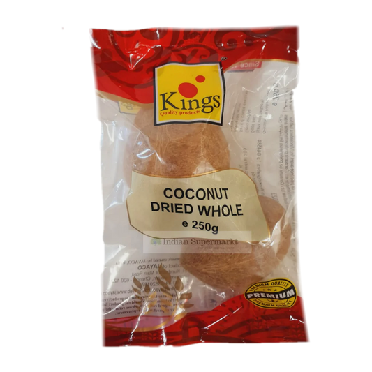 King Dried Coconut Halves 250gm