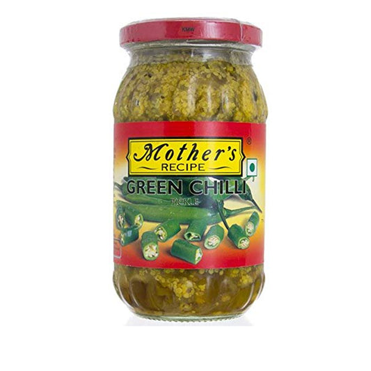 Mother's Recipe Green Chilli Pickle Mild 500gm
