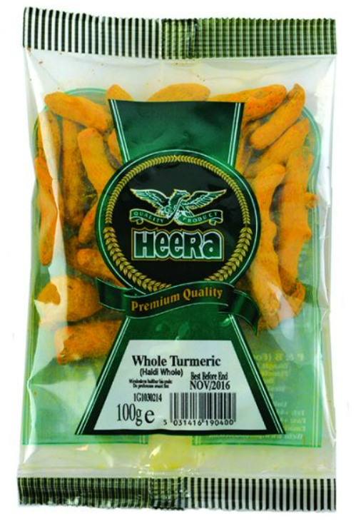 Heera Whole Haldi (Turmeric) 100gm