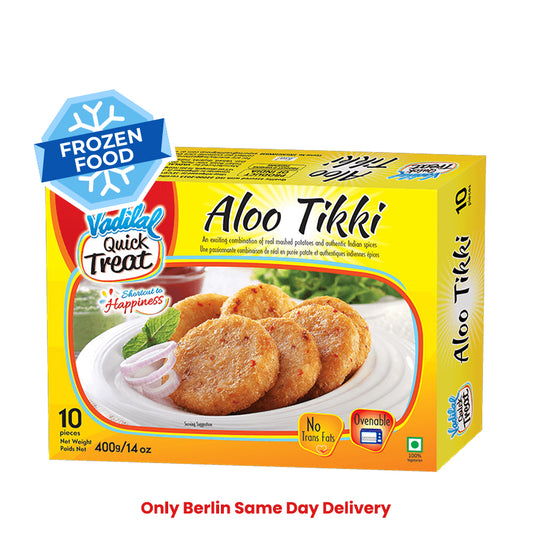 Frozen Vadilal Aloo Tikki (10 pcs) 400gm - Only Berlin Same Day Delivery