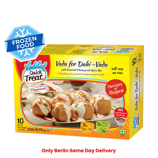 Frozen Vadilal Vada for Dahi - Vada (10 pcs) 255gm - Only Berlin Same Day Delivery