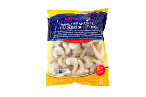 Frozen Dayseaday Vannamei Shrimp (HLSO) 26/30 750gm - Only Berlin Same Day Delivery