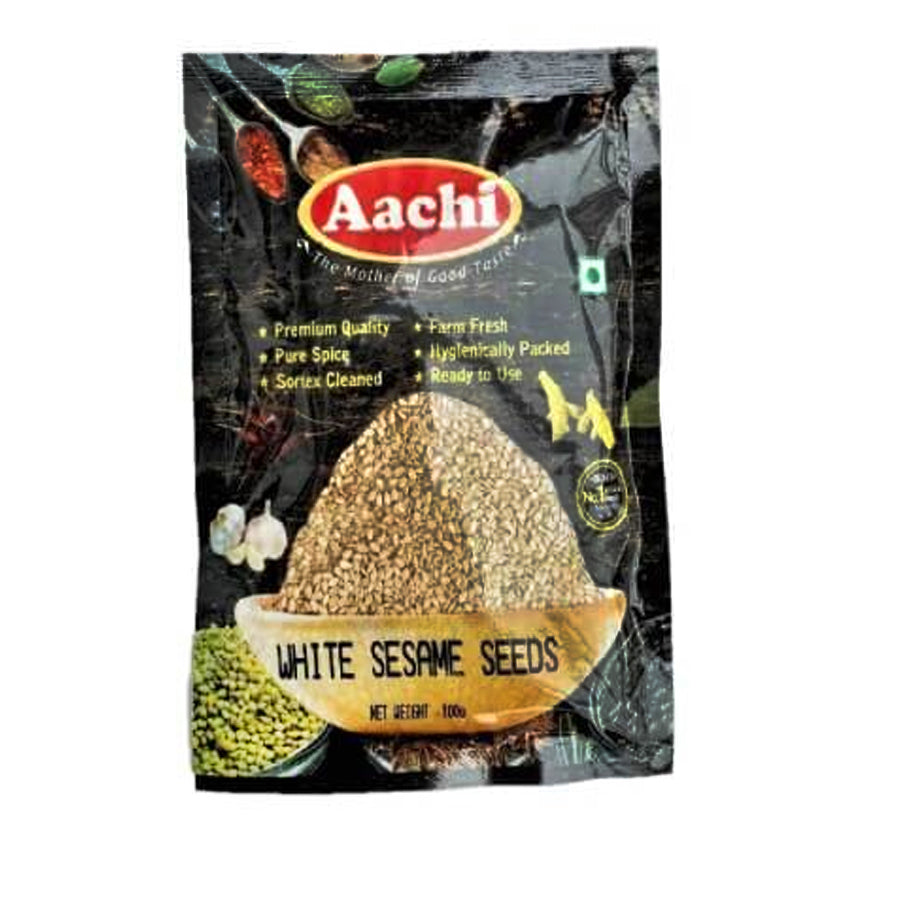 Aachi White Sesame Seeds 100gm - Spice Village