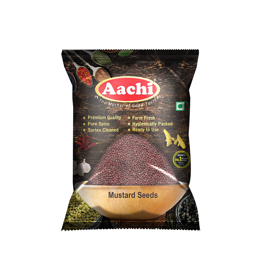 Aachi Black Mustard Seeds 100gm - Spice Village