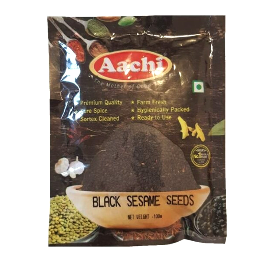 Aachi Black Sesame Seeds 100gm - Spice Village