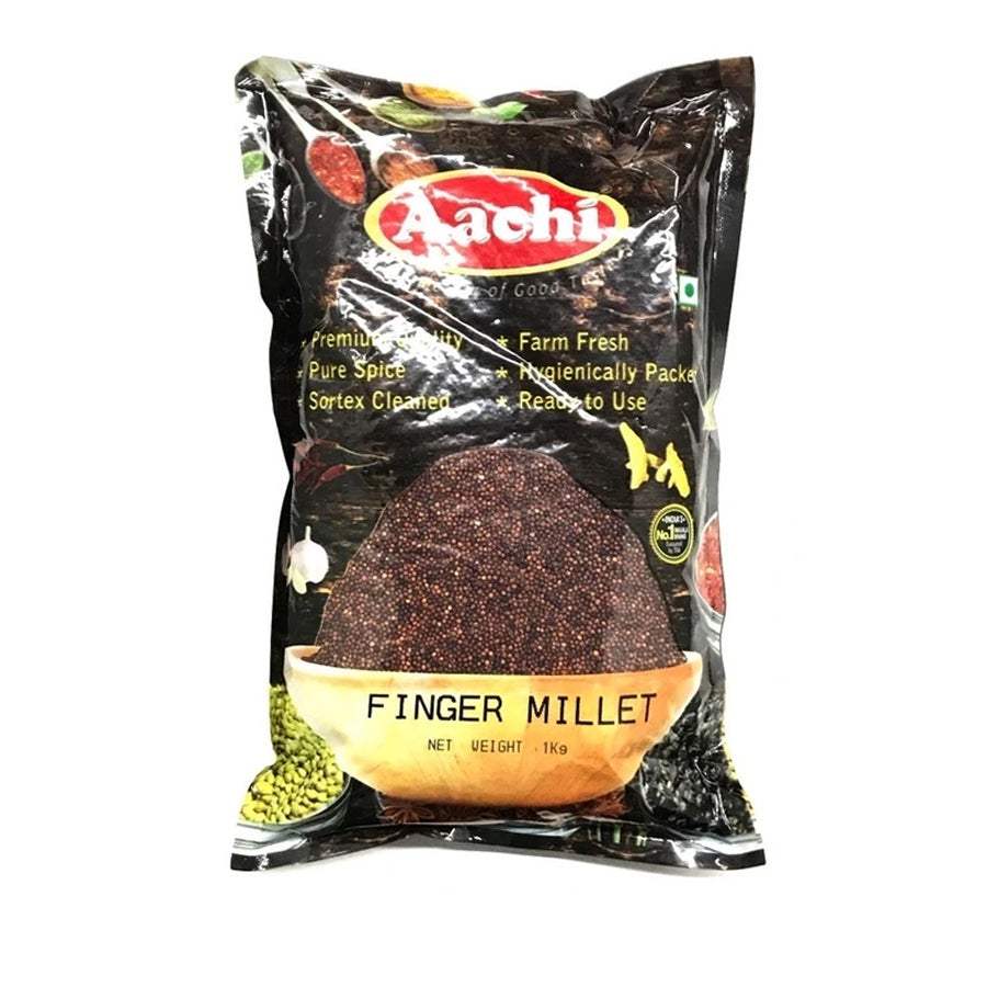 Aachi Finger Millet Whole 1kg - Spice Village
