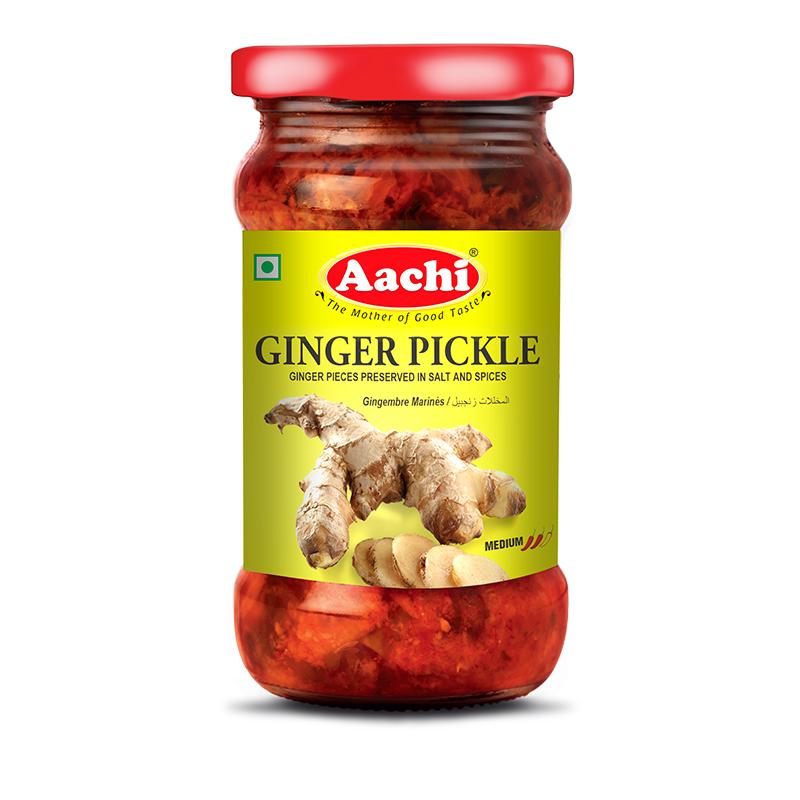 Aachi Ginger Pickle 300gm - Spice Village