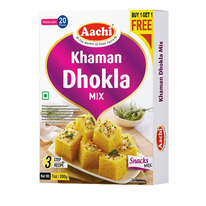 Aachi Khaman Dhokla Mix (Buy 1 Get 1 Offer) 200gm - Spice Village