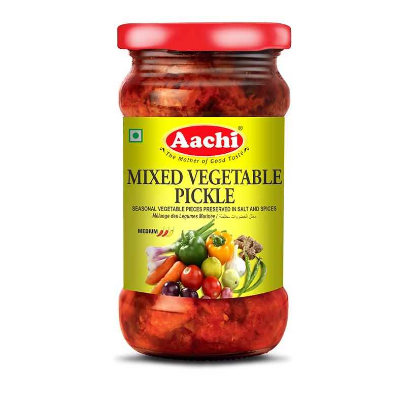 Aachi Mixed Veg Pickle 300gm - Spice Village
