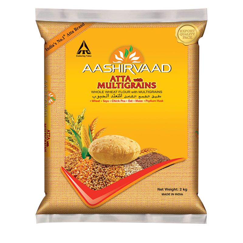 Aashirvaad Atta Multigrain 2kg (Export Pack) - Spice Village