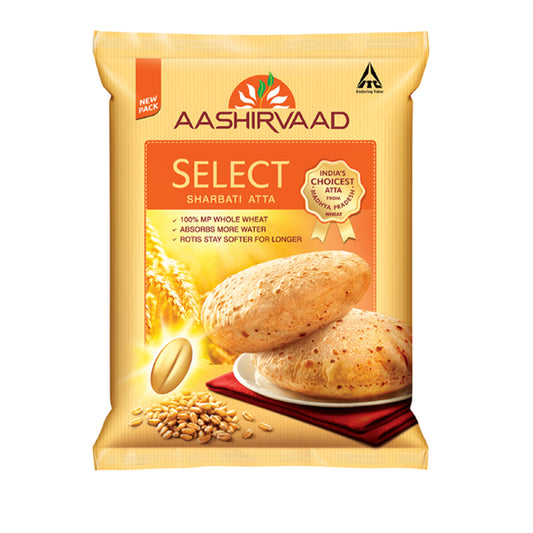 Aashirvaad Select Sharbati Atta 10kg (Export Pack)