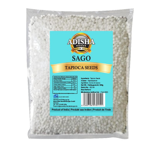 Adisha Premium Tapioca(Sago/Sabudana) 500gm - Spice Village