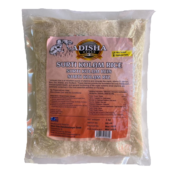 Adisha Surti Kolum Rice 1kg - Spice Village