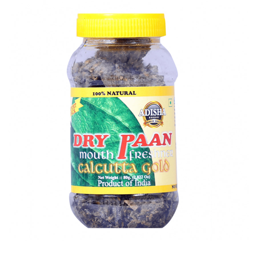 Adisha Dry Paan Calcutta Gold (Jar) 80gm - Spice Village