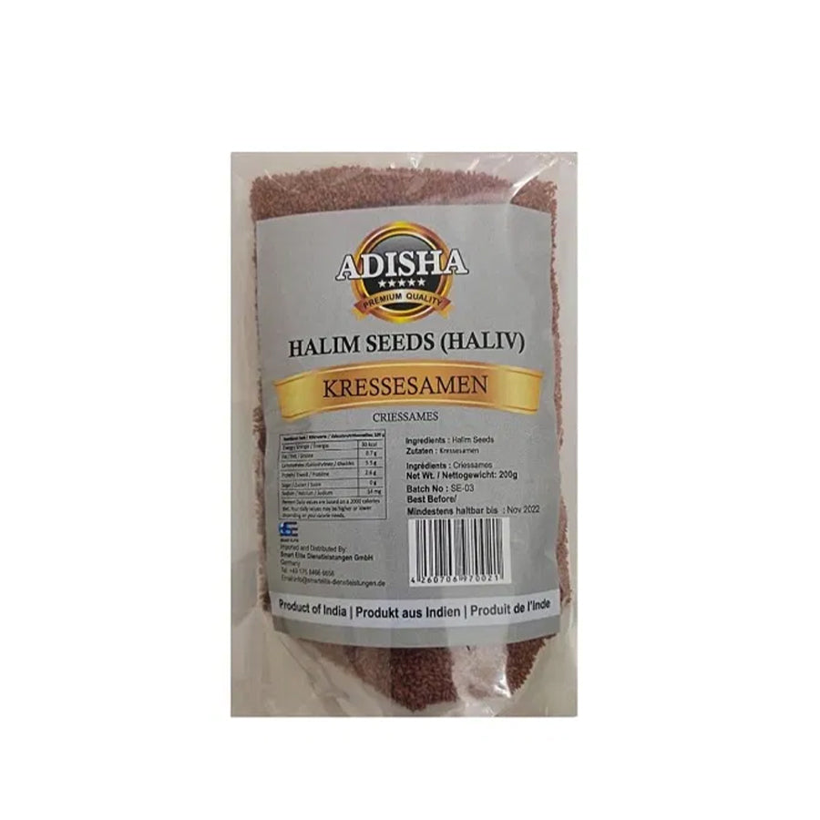 Adisha Haliv (Halim Seeds) 200gm - Spice Village