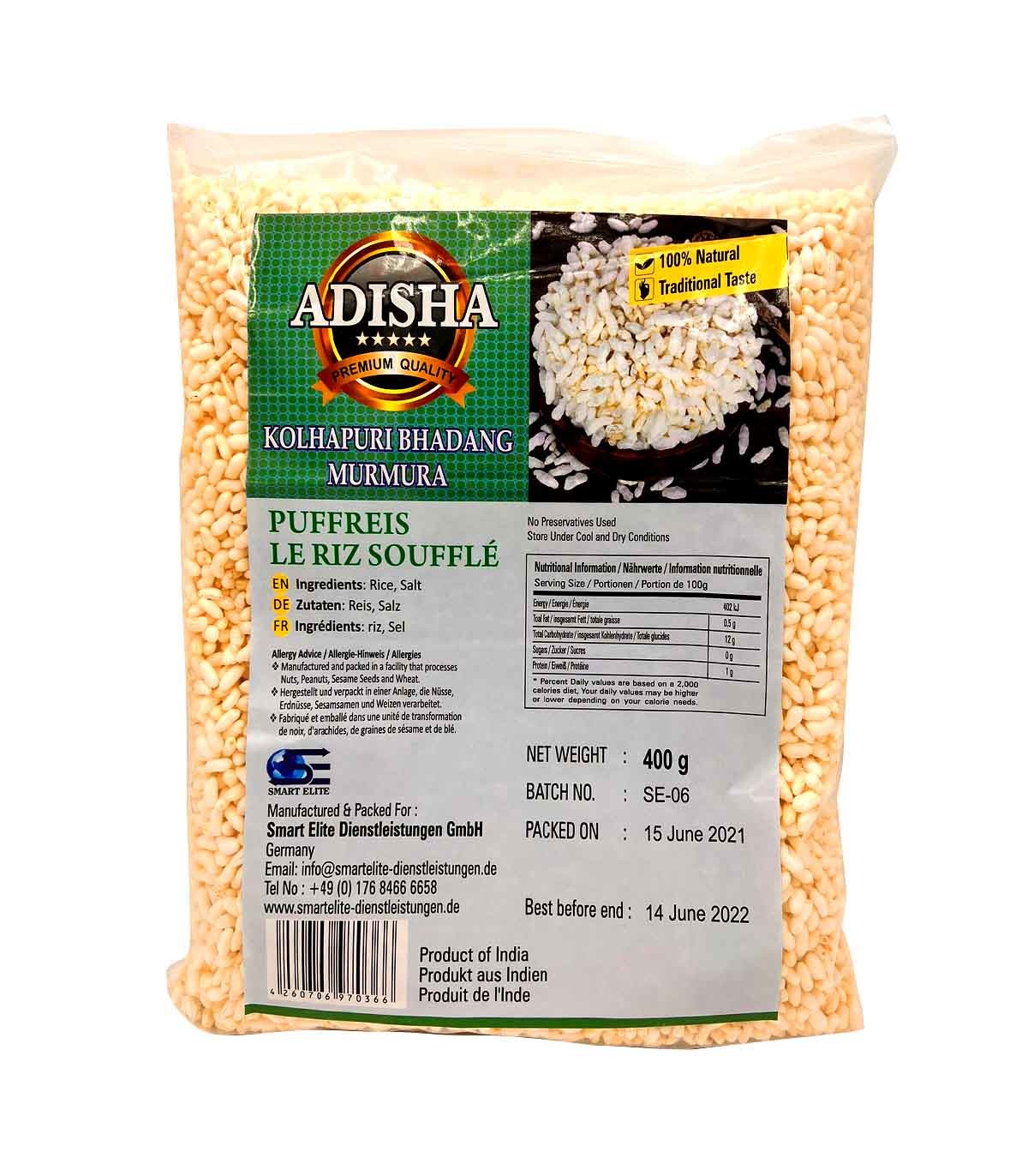 Adisha Kolhapuri Bhadang Murmura 400gm - Spice Village