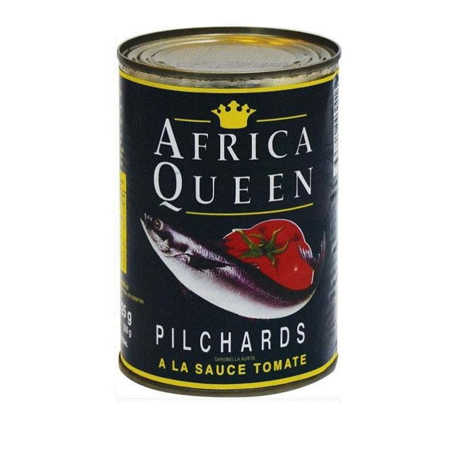 Africa Queen Pilchards in Tomato Sauce 425gm - Spice Village