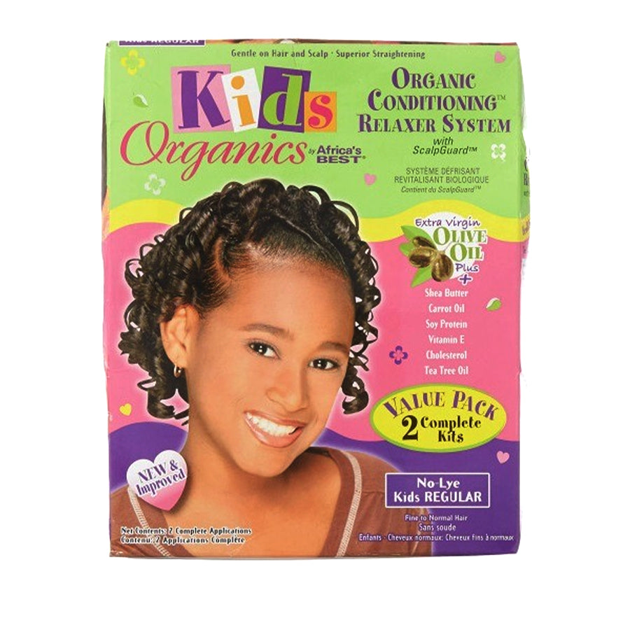 Africa Best Kids Organic Relaxer Kit Regular 490gm - Spice Village