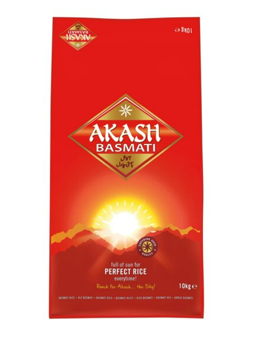 Akash Basmati Rice 10kg - Spice Village
