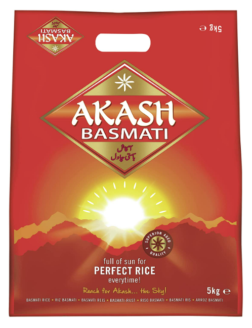 Akash Basmati Rice 5kg - Spice Village