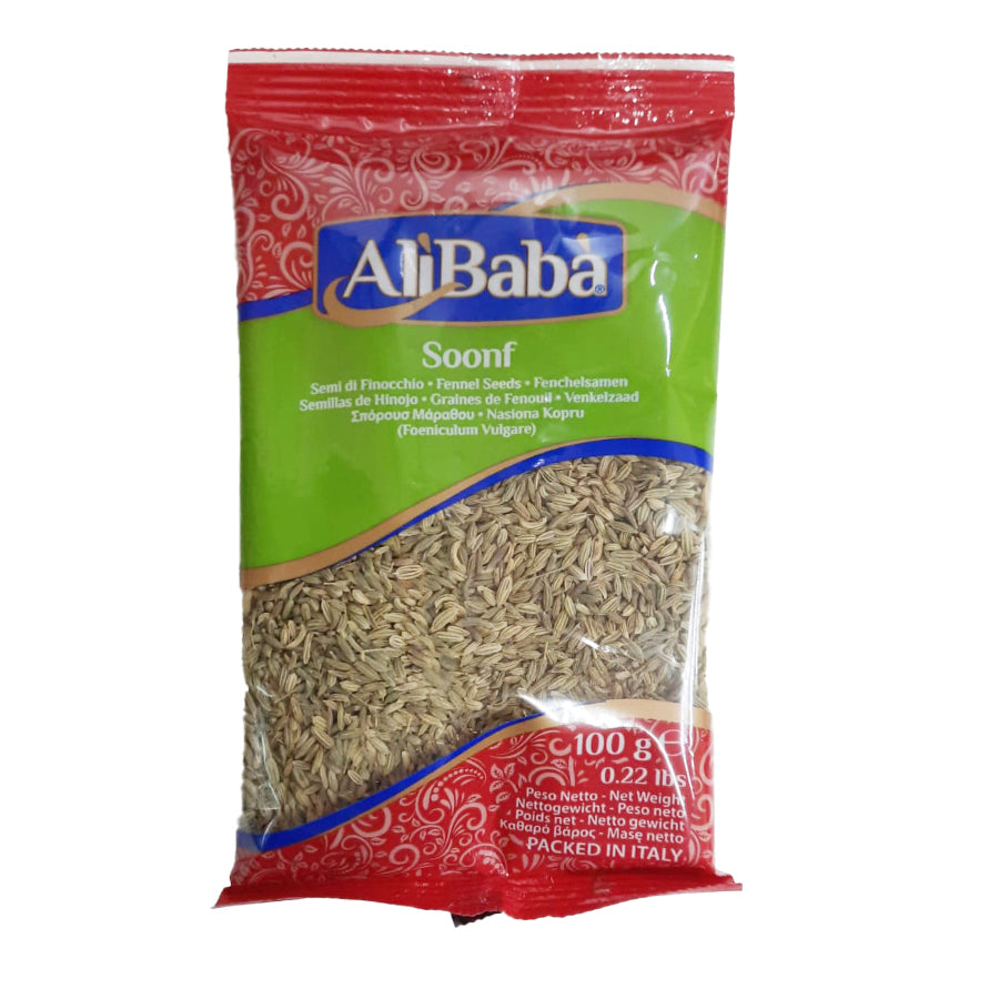 Alibaba Fennel Seeds (Soonf) 100gm