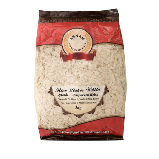 Annam Rice Flakes (Poha/Powa) (Medium) 1kg - Spice Village