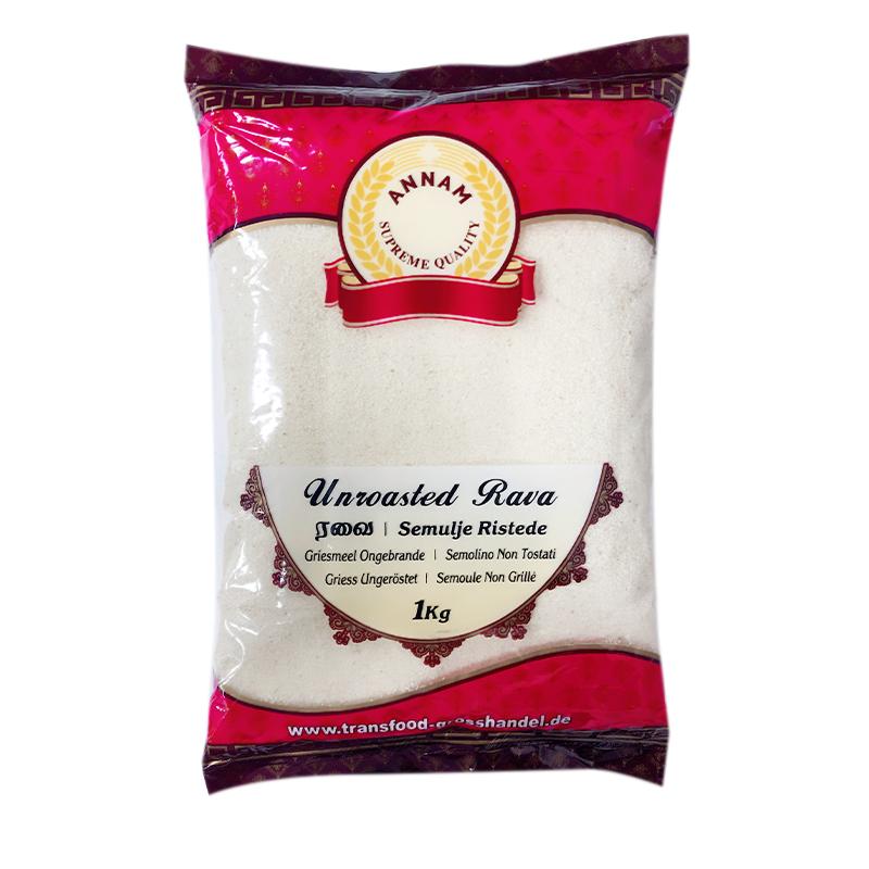 Annam Unroasted Rawa(Suji) 1kg - Spice Village