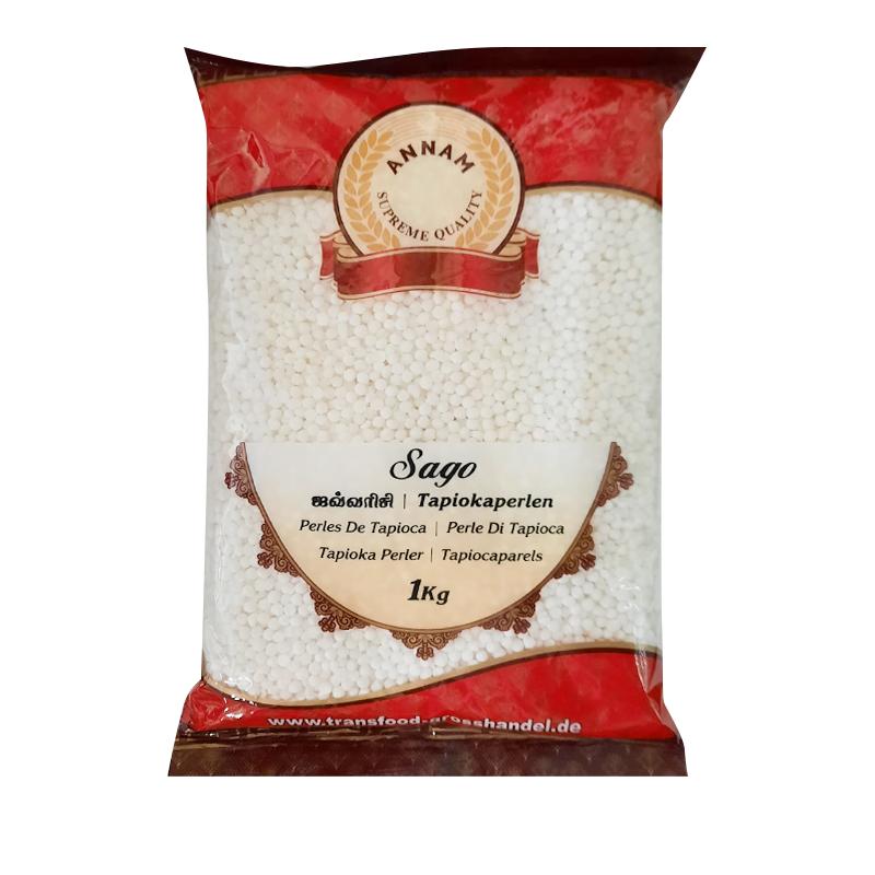 Annam Tapioca(Sabudana) 1kg - Spice Village
