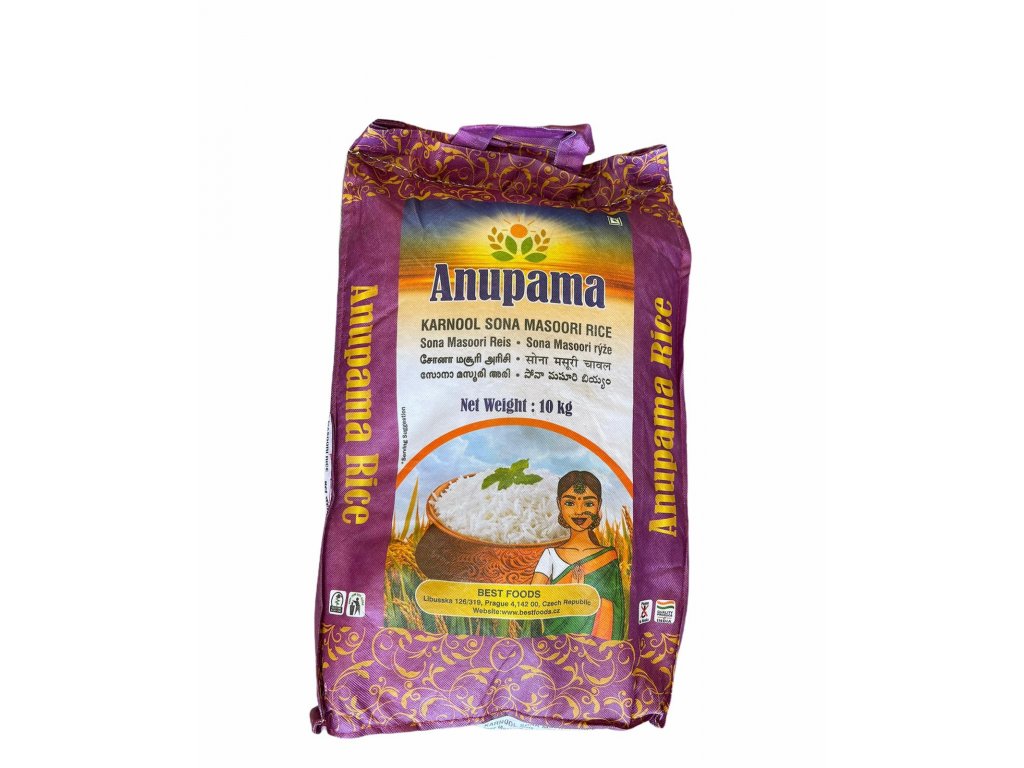 Anupama  Sona  Masuri  (Masoori)  Rice  10kg - Spice Village