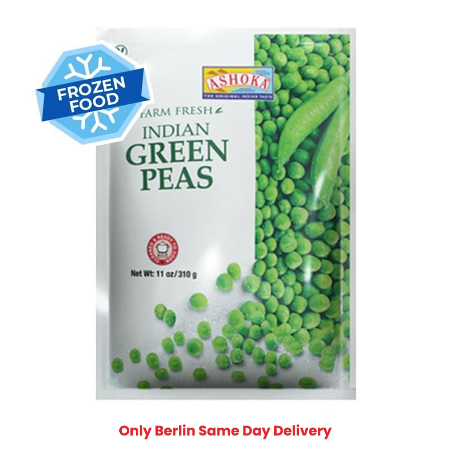 Frozen Ashoka Indian Green Peas 310gm - Only Berlin Same Day Delivery - Spice Village