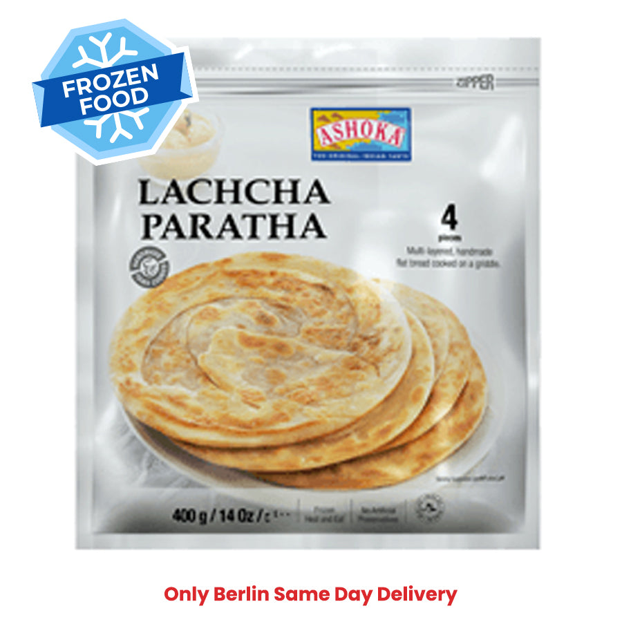 Frozen Ashoka Lachcha Paratha (4 pieces) 400gm - Only Berlin Same Day Delivery - Spice Village