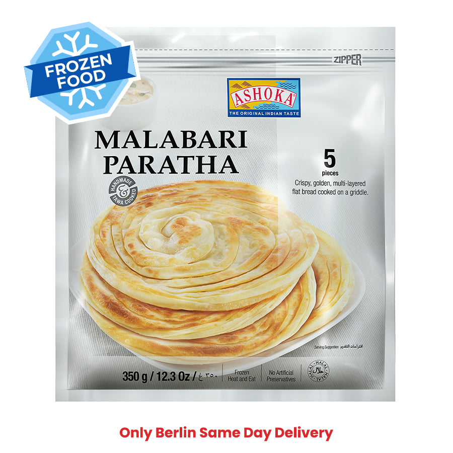 Frozen Ashoka Malabar Paratha (5 pieces) 350gm - Only Berlin Same Day Delivery - Spice Village