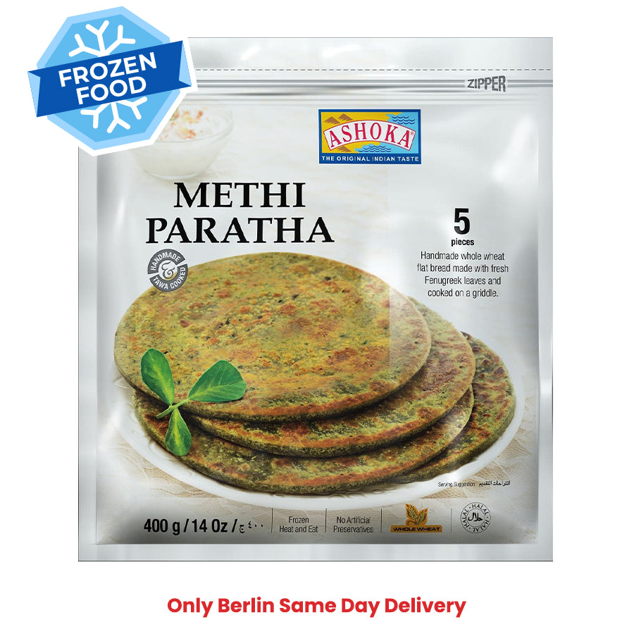 Frozen Ashoka Methi Paratha 400gm - Only Berlin Same Day Delivery - Spice Village
