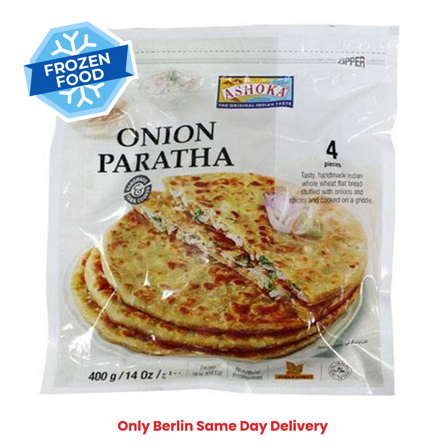 Frozen Ashoka Onion Paratha (4 pieces) 400gm - Only Berlin Same Day Delivery - Spice Village