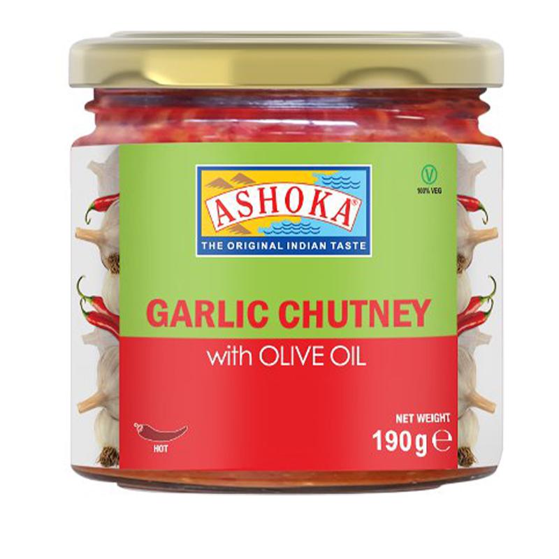 Ashoka Garlic Chutney with Olive Oil 190gm - Spice Village