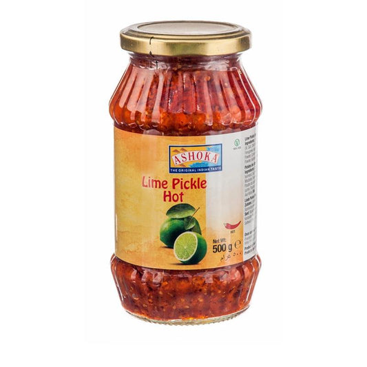 Ashoka Lime Pickle Hot 500gm - Spice Village